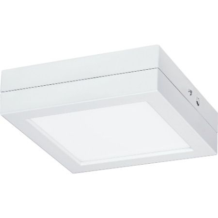 SATCO Blink LED Square Battery Backup 7" White