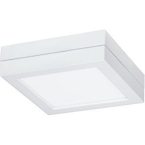 SATCO Blink LED Square Battery Backup 9" Empty Casing White