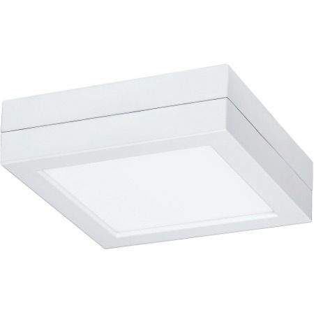 SATCO Blink LED Square Battery Backup 9" Empty Casing White