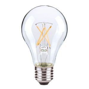 SATCO LED Filament Lamp A19 8W 120V 2700K 800Lm Clear