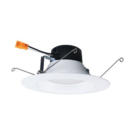 SATCO 5"/6" LED Baffle Retrofit 9W 120V 4000K 800Lm White