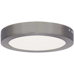 SATCO Blink Round Battery Backup Module 13" Brushed Nickel