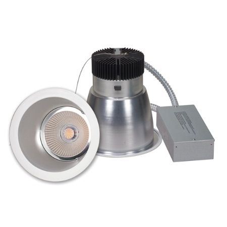 SATCO High Lumen Commercial Recessed LED Downlight 6" 25W 4000K 1900Lm
