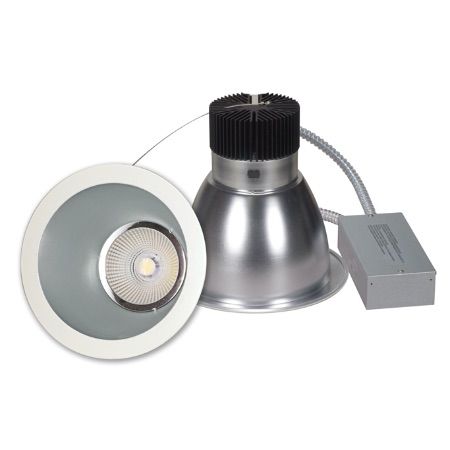 SATCO High Lumen Commerical Recessed LED Downlight 8" 35W 4000K 2800Lm