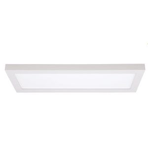 SATCO LED Rectangular Fixture 24W 7" x 18" 3000K 1300Lm White