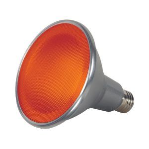 SATCO LED PAR38 Coloured Lamp 15W 120V Amber