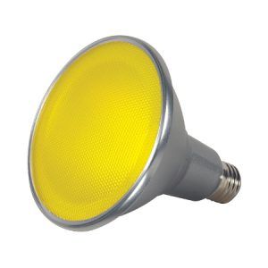 SATCO LED PAR38 Coloured Lamp 15W 120V Yellow
