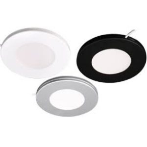 Puck Light 3" LED 2.2W 12V Dim 4000K 170 lm WH, BK & BN Trims CRI 90+
