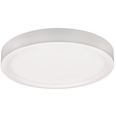 7" Round Surface Mount Edgelit Disk LED 15W 3000K 900 lm Wet ES T24 CRI 90+