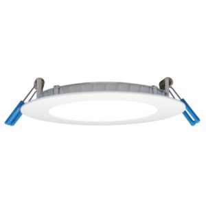 4" Round Super Thin Economy 11W LED 3000K White 110° 700 lm Type IC Air-Tight Wet ES CRI 80