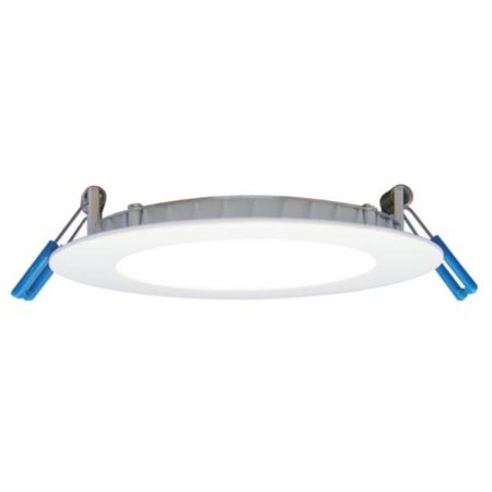 4" Round Super Thin Economy 11W LED 3000K White 110° 700 lm Type IC Air-Tight Wet ES CRI 80