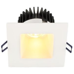 4" Square Deep Regressed 15W 2700K 30° 1100 lm Type IC Air-Tight Wet Plenum ES CRI 90+