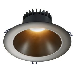 8" Round Deep Regressed 18W BR-BT 3000K 38° 1550 lm Type IC Air-Tight Wet Plenum ES CRI 90+