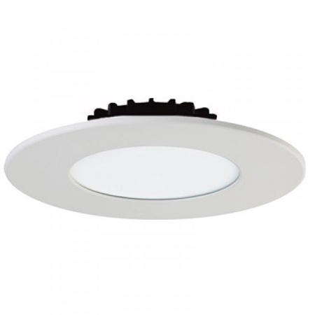4" Round Multi Fit LED 8W White Trim 3000K 500 lm Wet ES T24 CRI 90+
