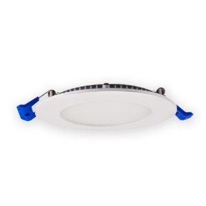 4" Round Ultra Slim Budget LED 9W 5 CCT 2700K to 5000K White 600 lm Type IC Air-Tight ES