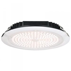 10" Round Commercial 50W LED 3000K White 60° 6300 lm Type IC Air-Tight Wet IP65 CRI 80