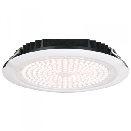 10" Round Commercial 50W LED 3000K White 60° 6300 lm Type IC Air-Tight Wet IP65 CRI 80