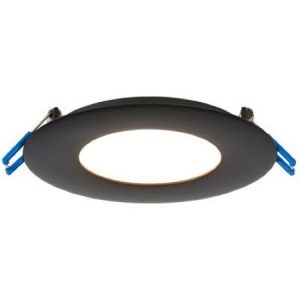 4" Round Ultimate 13.5W LED 2700K Black 110° 750 lm Type IC Air-Tight Wet ES CRI 90+