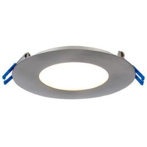 4" Round Ultimate 13.5W LED 2700K Brushed Nickel 110° 750 lm Type IC Air-Tight Wet ES CRI 90+