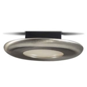 4" J-box Mount Round 11W LED 2700K Brushed Nickel 110° 620 lm Air-Tight Wet IP54 CRI 90+