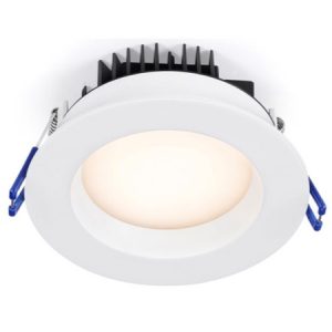 4" Round Regressed Plenum 14.5W LED 2700K White 95° 950 lm Type IC Air-Tight Wet ES CRI 90+