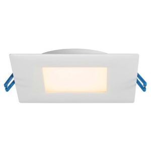 4" Square Super Thin 13.5W LED 2700K White 110° 800 lm Type IC Air-Tight Wet ES CRI 80
