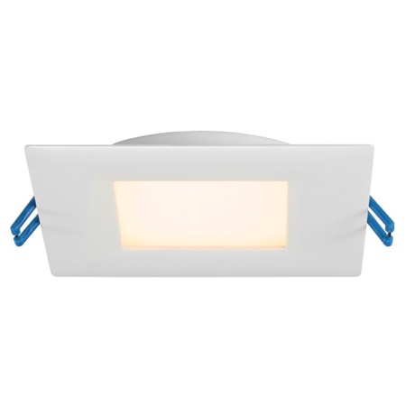 4" Square Super Thin 13.5W LED 3000K White 110° 850 lm Type IC Air-Tight Wet ES CRI 80