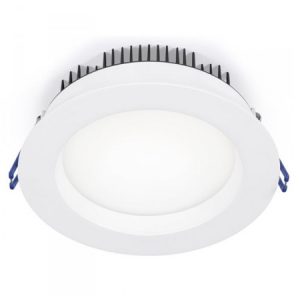 6" Round Regressed Plenum 17W LED 2700K White 95° 1150 lm Type IC Air-Tight Wet ES CRI 90+