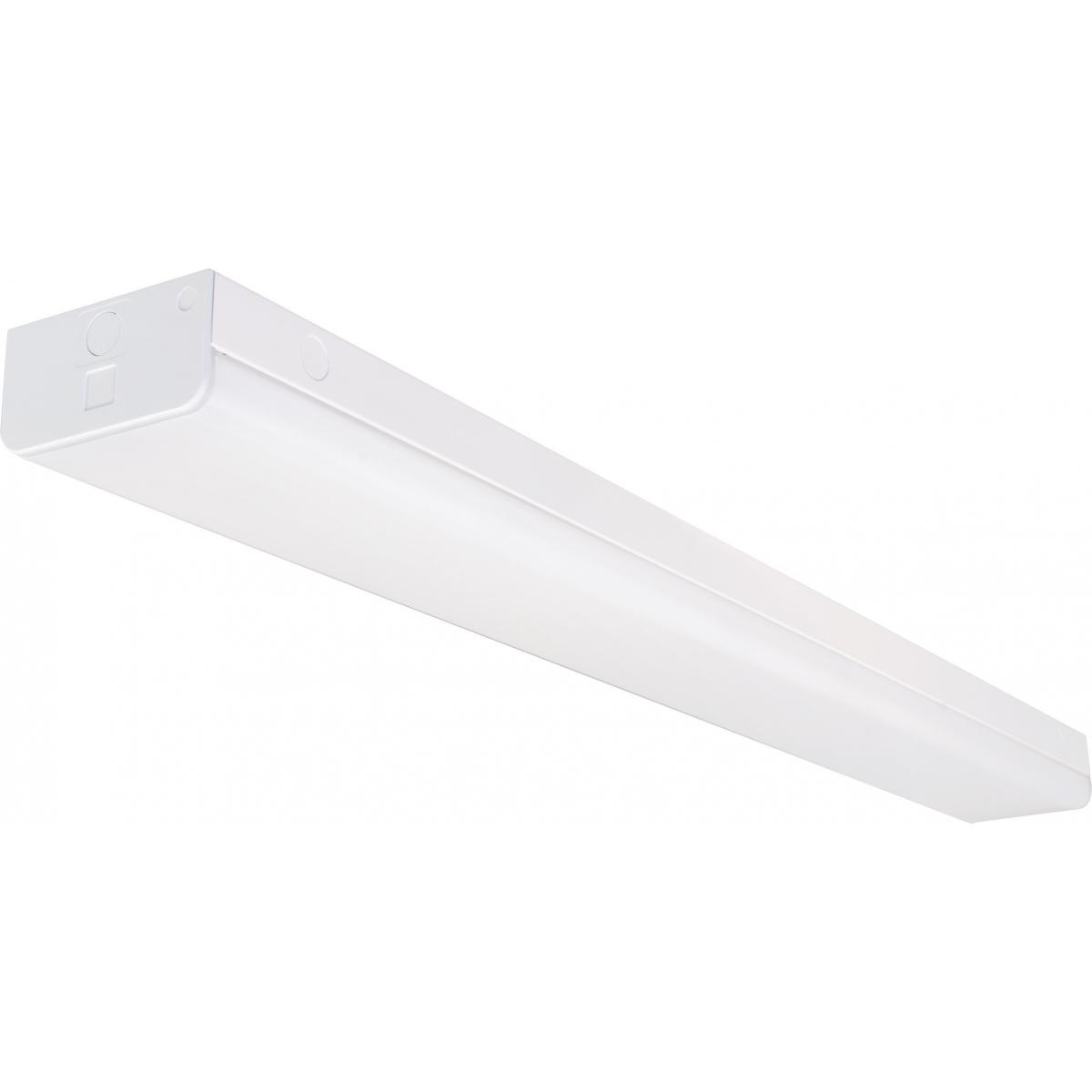 SATCO LED Wide Strip Light with Built In Sensor 40W 120-277V 4000K 4829Lm White