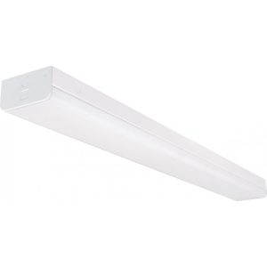 SATCO LED Emergency Battery Back Up Wide Strip Light 40W 120-277V 5000K 4909Lm