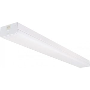 SATCO LED Emergency Battery Back Up Wide Inter-Connectable Strip Light 40W 120-277V 5000K 4909Lm White
