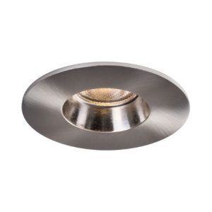 LITELINE 2" Luna Round 7W DTW IC Wet Location Dimmable Brushed Nickel