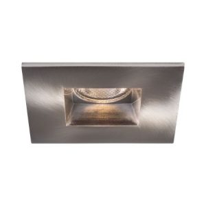 LITELINE 2" Luna Square 7W 27,000-50,000K IC Wet Location Dimmable Brushed Nickel
