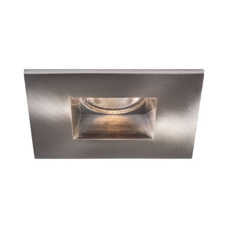 LITELINE 2" Luna Square 7W DTW IC Wet Location Dimmable Brushed Nickel