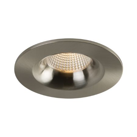 LITELINE 3.5" Luna Fixed 12W 865Lm 40,000K IC Wet Location Dimmable Brushed Nickel