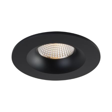 LITELINE 3.5" Luna Fixed 12W 850Lm DTW IC Wet Location Dimmable Black