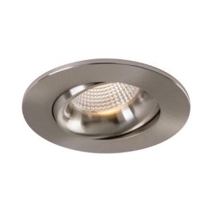 LITELINE 3.5" Luna Gimbal 12W 27,000-50,000K IC Wet Dimmable Brushed Nickel