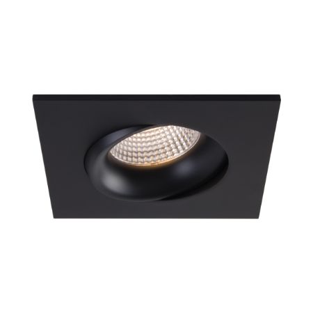 LITELINE 3.5" Luna Gimbal 12W 870Lm 27,000K IC Damp L Dimmable Black