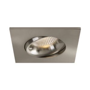 LITELINE 3.5" Luna Gimbal 12W 870Lm DTW IC Damp L Dimmable Brushed Nickel