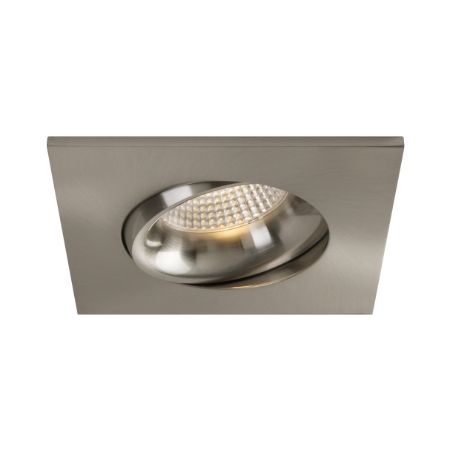 LITELINE 3.5" Luna Gimbal 12W 870Lm DTW IC Damp L Dimmable Brushed Nickel