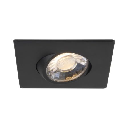 LITELINE 3" Luna Square 7W 520Lm 27,000K IC Wet Location Dimmable Black