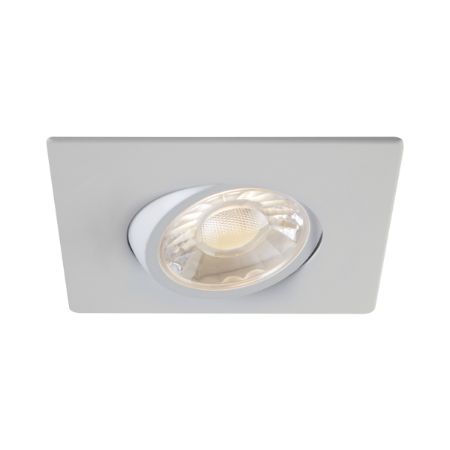 LITELINE 3" Luna Square 7W 590Lm 35,000K IC Wet Location Dimmable Black
