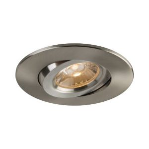 LITELINE 4" Luna Gimbal 12W 27,000-50,000K IC Wet Dimmable Brushed Nickel