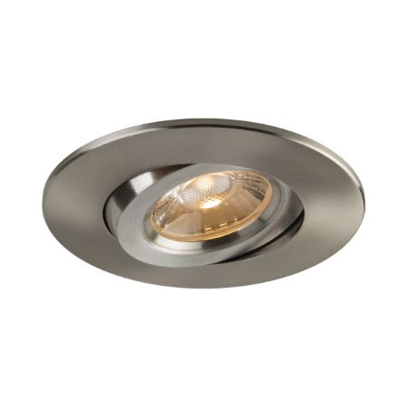 LITELINE 4" Luna Gimbal 12W 27,000-50,000K IC Wet Dimmable Brushed Nickel
