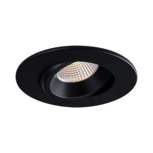 LITELINE 4" Luna Regressed 12W 27,000-50,000K IC Wet Location Dimmable Black