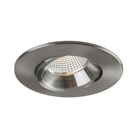 LITELINE 4" Luna Regressed 12W 27,000-50,000K IC Wet Location Dimmable Brushed Nickel