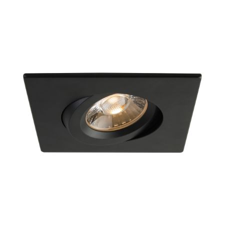 LITELINE 4" Luna Gimbal 12W 1000Lm DTW IC Wet Location Dimmable Black
