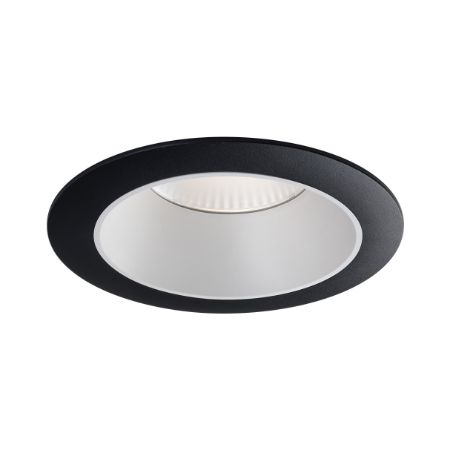LITELINE 5", 6" Luna Round 17W DTW IC Wet Dimmable Black WHBF