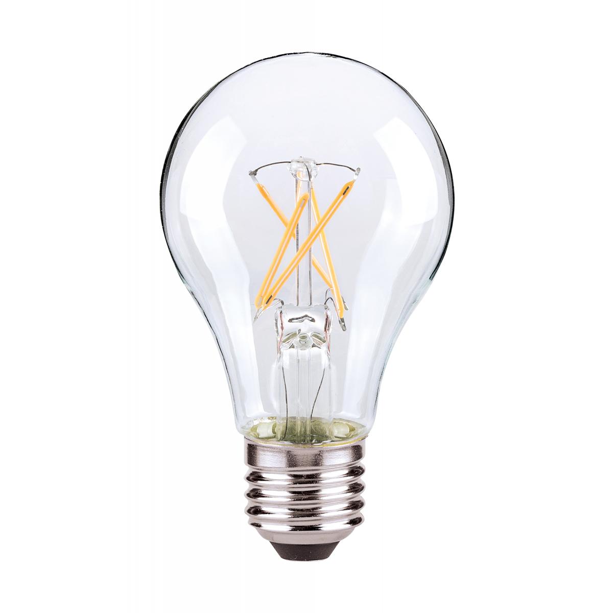 SATCO LED Filament Lamp 7.5W 120V 3000K 800Lm Clear