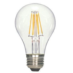 SATCO LED Filament Lamp 7W 120V 3000K 800Lm Clear